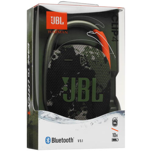 Купить Портативная колонка JBL CLIP 4, камуфляжный  5045861. Характеристики, отзывы и цены в Донецке