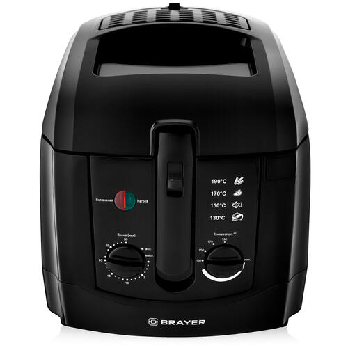 Купить Фритюрница Brayer BR2835 черный  9032600. Характеристики, отзывы и цены в Донецке