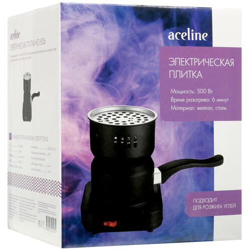 Купить Плитка электрическая для розжига углей Aceline HCI-500b  5038288. Характеристики, отзывы и цены в Донецке