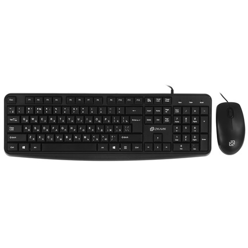 Купить Клавиатура+мышь  проводная  Оклик S603 черный  5618377. Характеристики, отзывы и цены в Донецке
