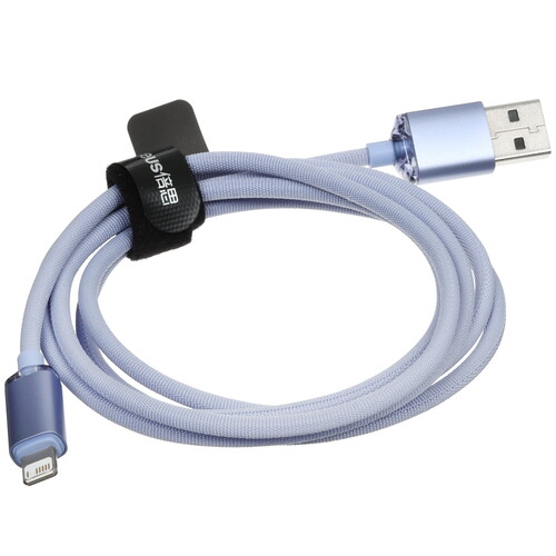 Купить Кабель круглый Baseus Lightning 8-pin - USB 2.0 Type-A фиолетовый 1.2 м  9167052. Характеристики, отзывы и цены в Донецке