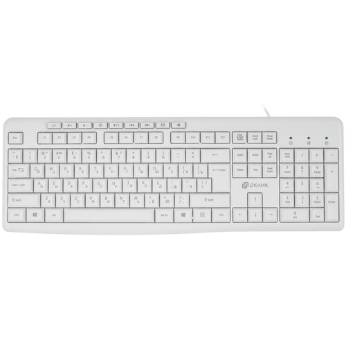 Купить Клавиатура+мышь  проводная  Oklick S650 белый  5603317. Характеристики, отзывы и цены в Донецке