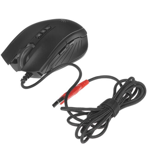 Купить Мышь проводная A4Tech Q81 Bloody Curve  черный  1645112. Характеристики, отзывы и цены в Донецке