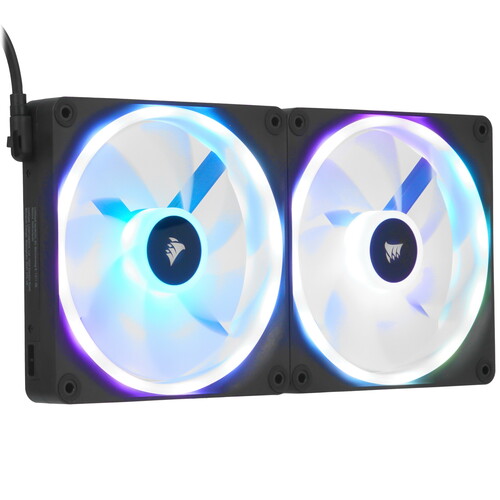 Купить Вентилятор Corsair iCUE LINK QX140 RGB Double Pack [CO-9051004-WW] черный  5610008. Характеристики, отзывы и цены в Донецке