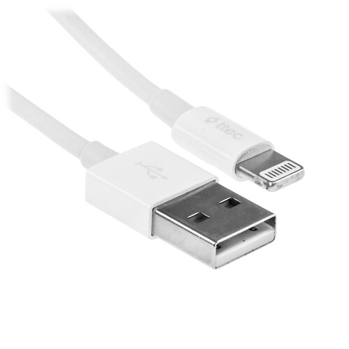 Купить Кабель круглый TTEC Lightning 8-pin - USB 2.0 Type-A белый 1 м  9140765. Характеристики, отзывы и цены в Донецке