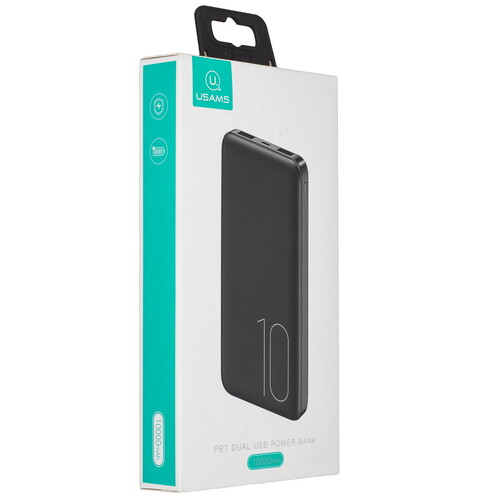 Купить Портативный аккумулятор USAMS US-CD63 PB7 черный  5480337. Характеристики, отзывы и цены в Донецке