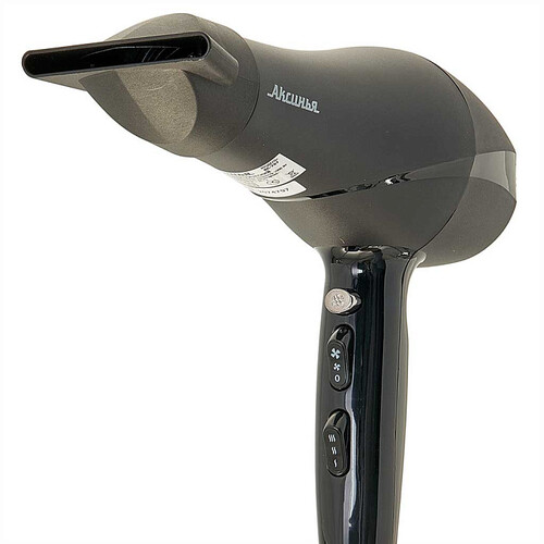 Купить Фен Аксинья КС-707 черный/серебристый  9050701. Характеристики, отзывы и цены в Донецке