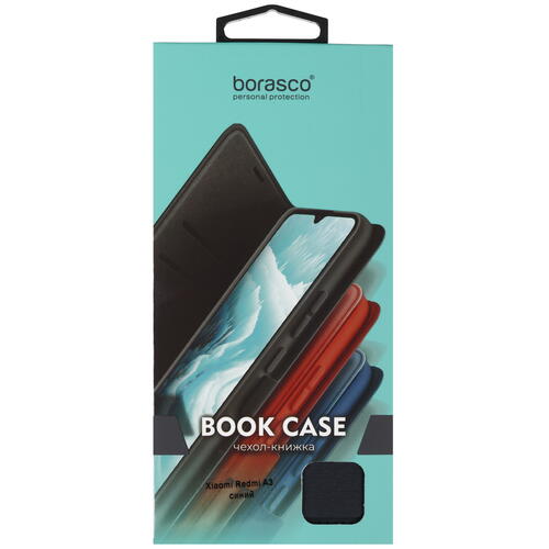Купить Чехол-книжка  BoraSCO Book Case для POCO C61/ Xiaomi Redmi A3/ A3x синий  5467506. Характеристики, отзывы и цены в Донецке