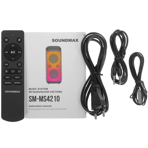 Купить Портативная аудиосистема Soundmax SM-MS4210, черный  5466910. Характеристики, отзывы и цены в Донецке