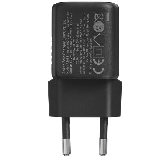 Купить Сетевое зарядное устройство Anker Zolo черный  5653121. Характеристики, отзывы и цены в Донецке