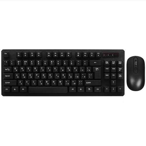 Купить Клавиатура+мышь беспроводная   DEXP KM-1203BU черный  5030383. Характеристики, отзывы и цены в Донецке