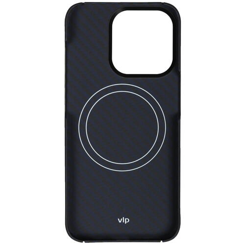 Купить Накладка  VLP Kevlar Case with MagSafe для Apple iPhone 15 Pro синий/черный  5460454. Характеристики, отзывы и цены в Донецке