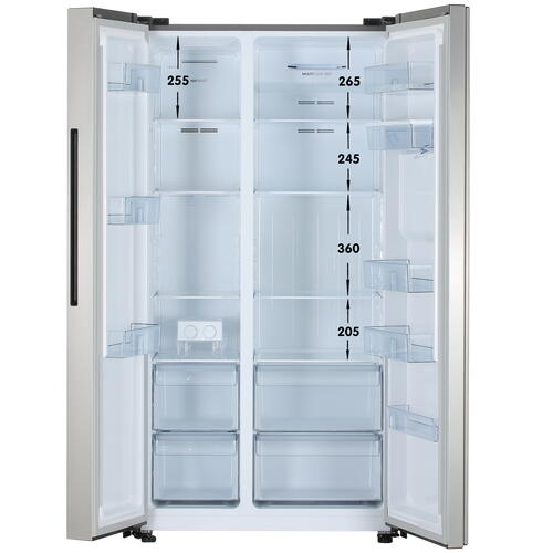 Купить Холодильник Side by Side  Gorenje NRR9185EAXLWD серебристый  9013494. Характеристики, отзывы и цены в Донецке