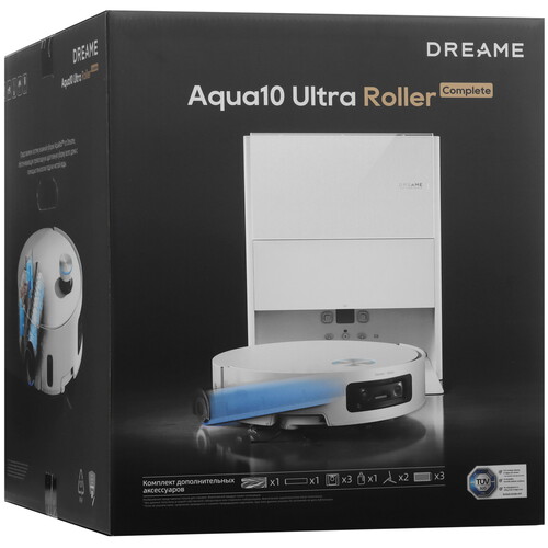 Купить Робот-пылесос Dreame Aqua 10 Ultra Roller Complete белый  5628014. Характеристики, отзывы и цены в Донецке
