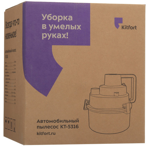 Купить Ручной пылесос автомобильный Kitfort КТ-5316  9290289. Характеристики, отзывы и цены в Донецке
