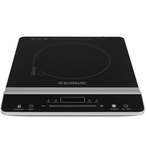 Купить Плита компактная электрическая Endever Skyline IP-65 черный  9229137. Характеристики, отзывы и цены в Донецке