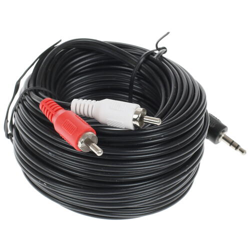 Купить Кабель   Aceline 3.5 mm jack - RCA x2 черный  1380497. Характеристики, отзывы и цены в Донецке