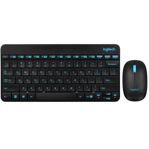 Купить Клавиатура+мышь беспроводная   Logitech MK245 черный  5077017. Характеристики, отзывы и цены в Донецке