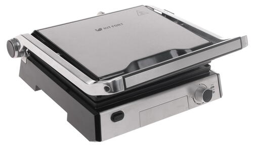 Купить Гриль Kitfort KT-1601 серебристый  1093411. Характеристики, отзывы и цены в Донецке
