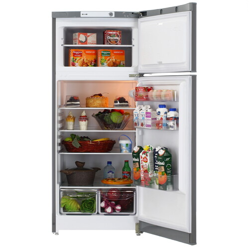 Купить Холодильник с морозильником   Indesit TIA 14 G серебристый  9183662. Характеристики, отзывы и цены в Донецке