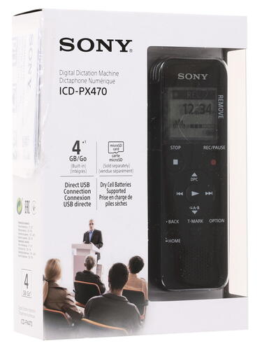 Купить Диктофон Sony ICD-PX470  1107108. Характеристики, отзывы и цены в Донецке