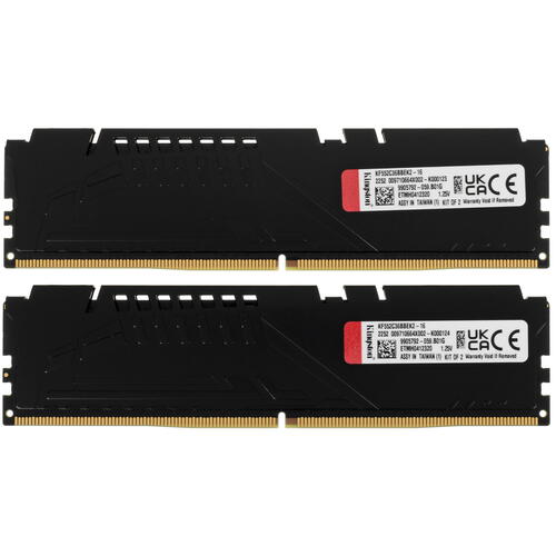 Купить Оперативная память Kingston Fury Beast Black AMD [KF552C36BBEK2-16] 16 ГБ  5093283. Характеристики, отзывы и цены в Донецке