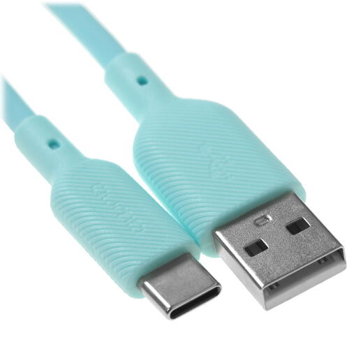 Купить Кабель круглый QUMO USB Type-C - USB 2.0 Type-A голубой 1 м  4850191. Характеристики, отзывы и цены в Донецке