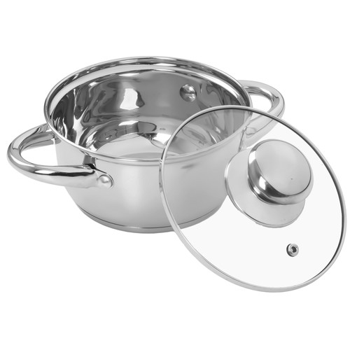 Купить Кастрюля Appetite Greta GS02113 1 л 14 см серебристый  9294701. Характеристики, отзывы и цены в Донецке