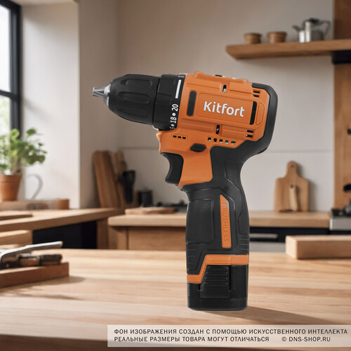 Купить Дрель-шуруповерт Kitfort КТ-6504  9275062. Характеристики, отзывы и цены в Донецке