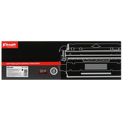 Купить Тонер-картридж лазерный Комус TN-217BK черный  9141841. Характеристики, отзывы и цены в Донецке