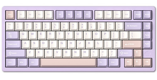 Купить Клавиатура  проводная + беспроводная WOBKEY Rainy75 Pro цвет фиолетовый  5650065. Характеристики, отзывы и цены в Донецке