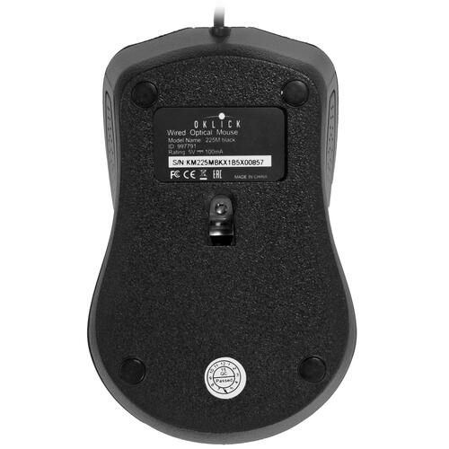 Купить Мышь проводная Oklick 225M  1035557. Характеристики, отзывы и цены в Донецке