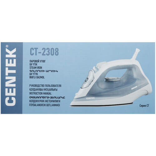 Купить Утюг Centek CT-2308 белый  9189263. Характеристики, отзывы и цены в Донецке
