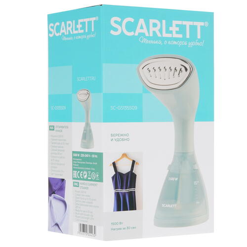 Купить Отпариватель Scarlett SC-GS135S09 бирюзовый  5338030. Характеристики, отзывы и цены в Донецке