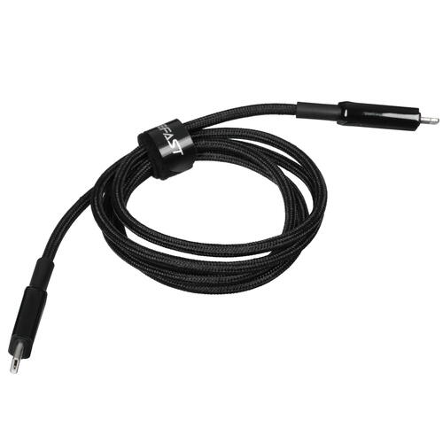 Купить Кабель круглый ACEFAST Lightning 8-pin MFI - USB Type-C черный 1.2 м  5415387. Характеристики, отзывы и цены в Донецке