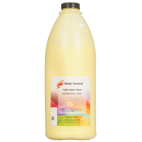 Купить Тонер Static Control KYUNIVY3-1KG желтый  9047624. Характеристики, отзывы и цены в Донецке