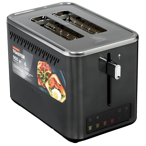 Купить Тостер Reoka RKT-MD956 серый  9137084. Характеристики, отзывы и цены в Донецке