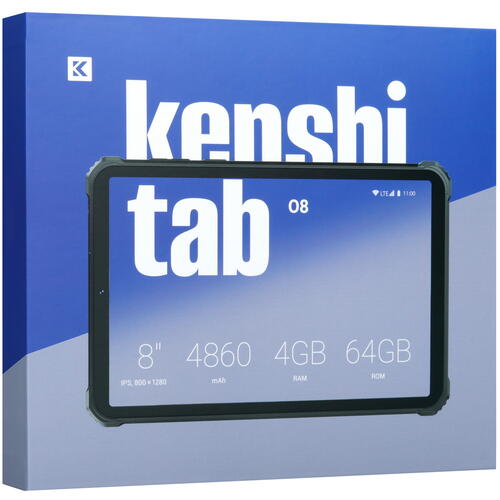 Купить 8" Планшет KENSHI Armor O8 LTE 64 ГБ черный  9018595. Характеристики, отзывы и цены в Донецке