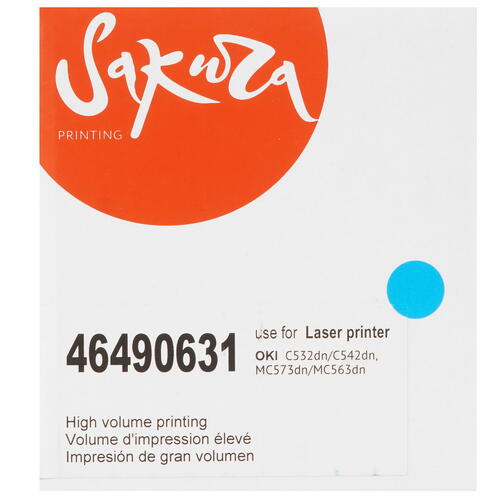 Купить Картридж лазерный SAKURA 46490631 голубой  5363631. Характеристики, отзывы и цены в Донецке