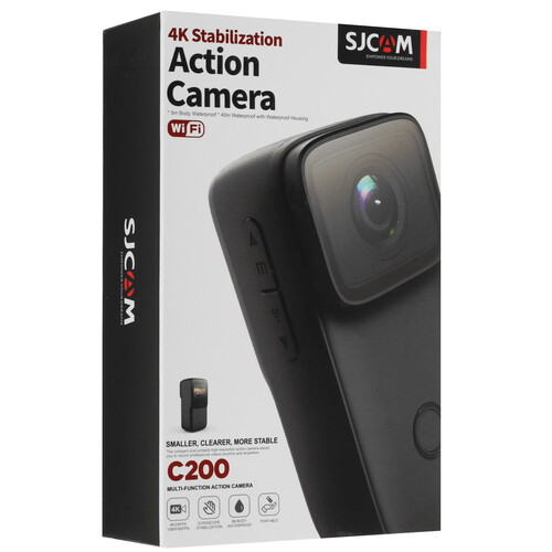 Купить Экшн-камера SJCAM C200 черный  4876388. Характеристики, отзывы и цены в Донецке
