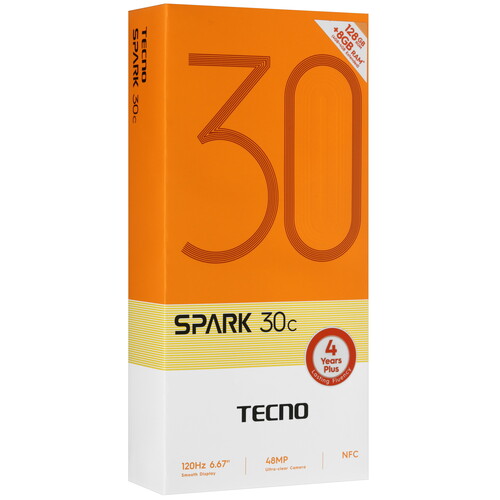 Купить 6.67" Смартфон Tecno SPARK 30C 128 ГБ серый  5621579. Характеристики, отзывы и цены в Донецке