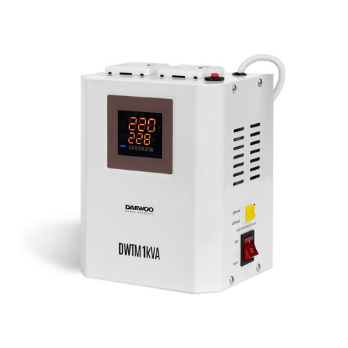 Купить Стабилизатор напряжения DAEWOO DW-TM1kVA  5348020. Характеристики, отзывы и цены в Донецке