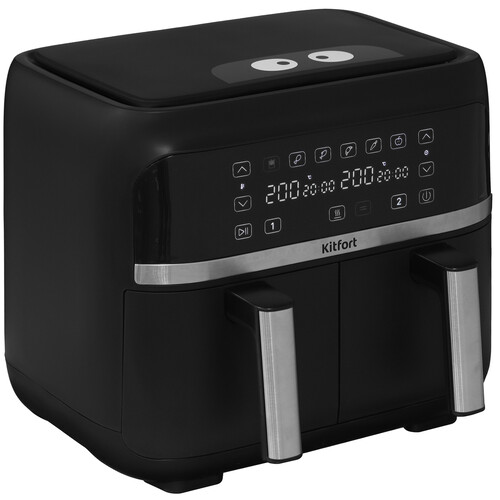 Купить Аэрогриль Kitfort КТ-2248 черный  9933249. Характеристики, отзывы и цены в Донецке