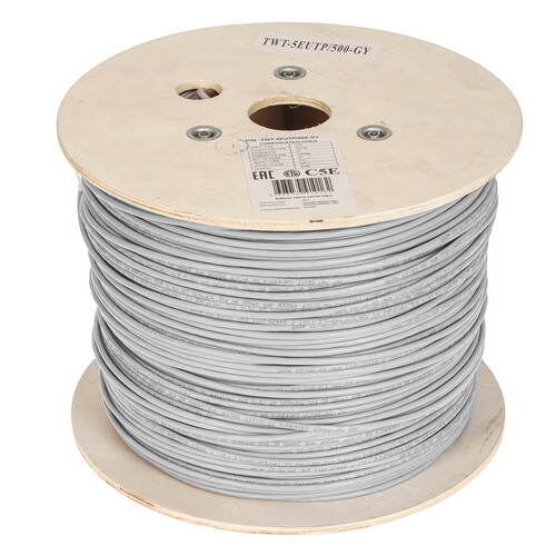 Купить Витая пара Lanmaster TWT-5EUTP/500-GY  9312268. Характеристики, отзывы и цены в Донецке