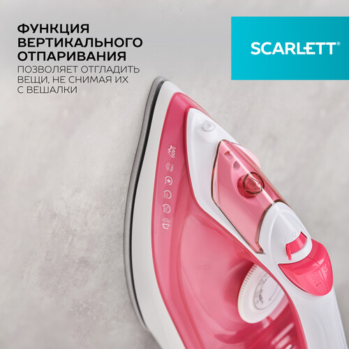 Купить Утюг Scarlett SC-SI30K56 розовый  5491408. Характеристики, отзывы и цены в Донецке