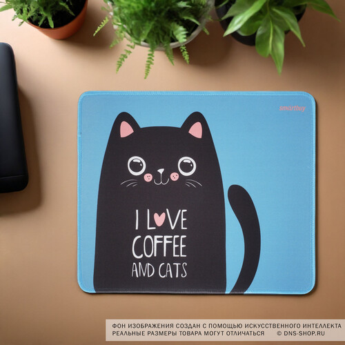 Купить Коврик Smartbuy Cat (S) разноцветный  5012971. Характеристики, отзывы и цены в Донецке