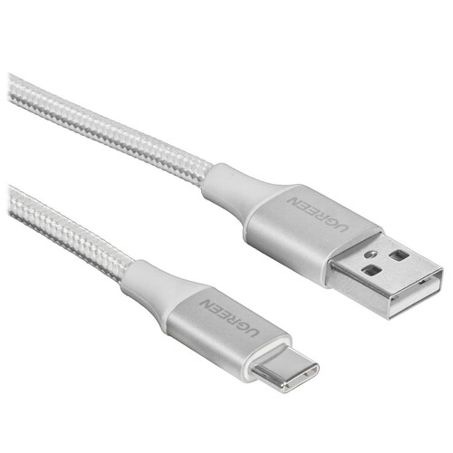Купить Кабель круглый Ugreen USB Type-C - USB 2.0 Type-A белый 0.5 м  5478786. Характеристики, отзывы и цены в Донецке