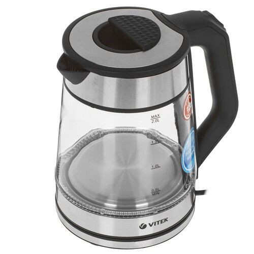 Купить Электрочайник Vitek VT-1176 черный  5617446. Характеристики, отзывы и цены в Донецке
