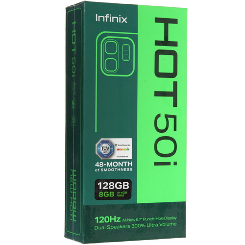 Купить 6.7" Смартфон Infinix HOT 50i 128 ГБ серый  5488668. Характеристики, отзывы и цены в Донецке