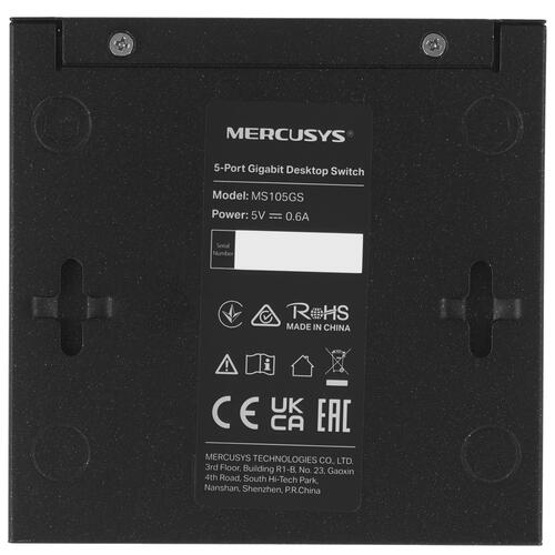 Купить Коммутатор Mercusys MS105GS  5439119. Характеристики, отзывы и цены в Донецке